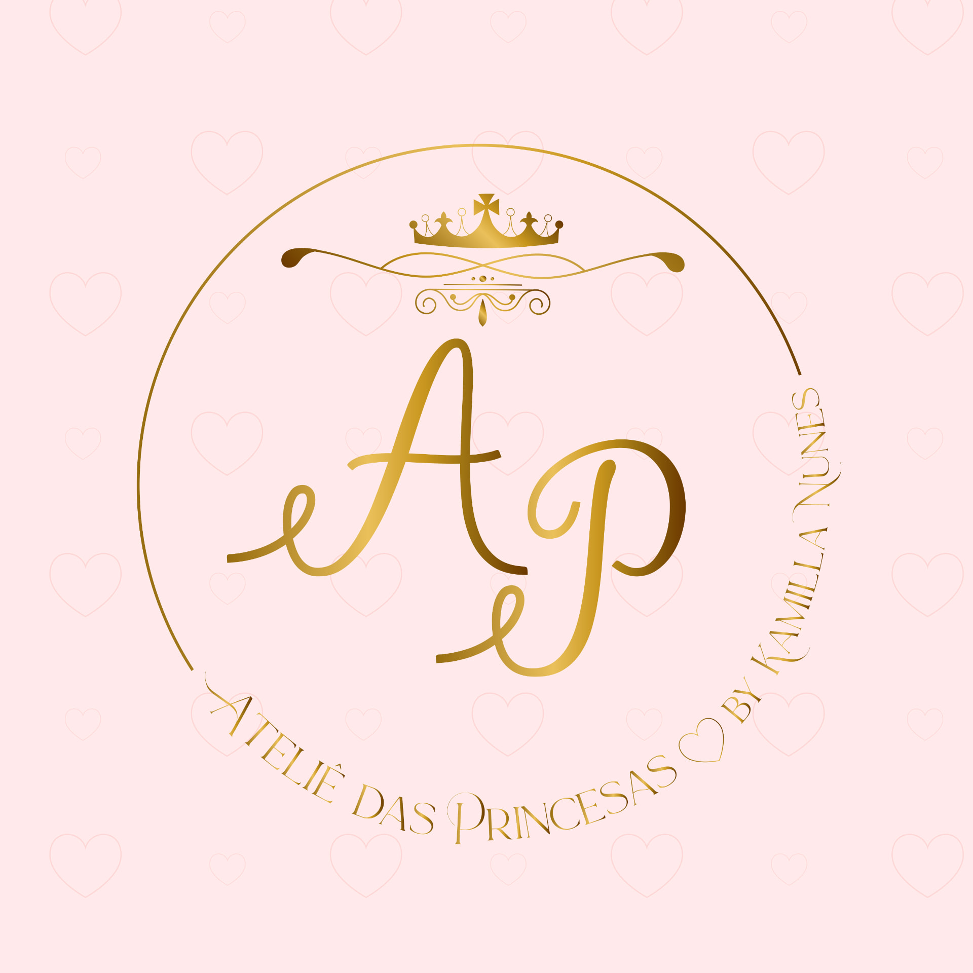 Logo Ateliê das Princesas by Kamilla Nunes